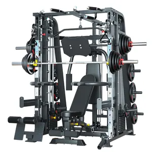 Commercial Fitness Equipment Home Squat And Bench Press Multi-function All-in-one Smith Machine