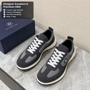 Zapatillas Retro de Gamuza Gris Oscuro de Diseño de Lujo, Zapatos para Caminar para Hombre y Mujer, Zapatillas de Plataforma de Alta Calidad, Nuevas - Product Image 1