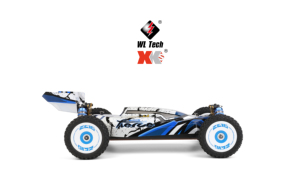 Wltoys-Coche de juguete teledirigido modelo flyxinim, juguete de coche de alta velocidad <span class=keywords><strong>RC</strong></span> Hyper Go <span class=keywords><strong>124017</strong></span> sin escobillas <span class=keywords><strong>RC</strong></span> 4WD 65KMH, 1/16 - Product Image 4