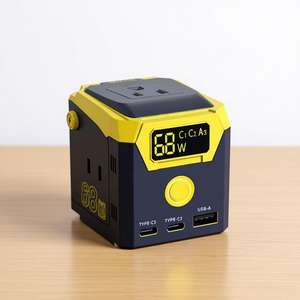 Multi-Function 68W GaN Cellphone Charger Power Supply <b>Adapter</b> Universal USB <b>Type</b>-<b>C</b> Wall <b>Plug</b> PD Function 5V/3A 5V/4.5A - Product Image 1