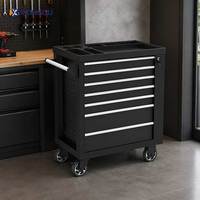 Armoire de rangement d'outils industrielle en acier robuste, chariot à tiroirs roulants verrouillable pour atelier, garage, équipement de maintenance