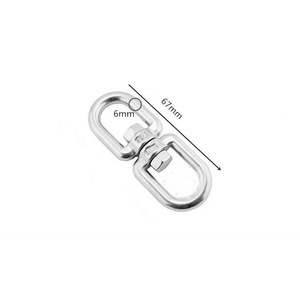 Kit de accesorios para colgar hamacas de acero inoxidable con mosquetones y tornillos para uso en exteriores - Product Image 3