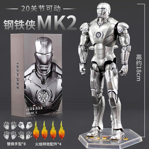 MT JM4 Toys Original Genuine New <span class=keywords><strong>Spider</strong></span> <span class=keywords><strong>Man</strong></span> 3 Iron <span class=keywords><strong>Spider</strong></span>-<span class=keywords><strong>Man</strong></span> 2.0 1/10 Figurines d'action en résine écologiques et articulées - Product Image 3