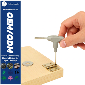T-handle <b>Screwdriver</b> Multi Bit High Torque Furniture Assembly Cabinet Hinge Repair Tool Phillips Slotted Manual Driver - Product Image 1