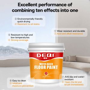 สีอะคริลิกสูตรน้ำ OEM/DEQI  ลดสาร VOC  ป้องกันการลื่น สำหรับพื้น - วิธีการทาแบบแปรง - สำหรับเคลือบพื้นคลังสินค้า โรงงาน ห้องปฏิบัติการ - Product Image 2