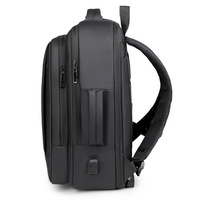 Tas Ransel Bisnis Pria Premium Bahan Polyester yang Dapat Diperluas untuk Tas Komputer Tas Sekolah Pelajar dengan Sandaran Punggung Berbentuk Fisiologis