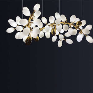 Lampadario con ramo di <span class=keywords><strong>sfera</strong></span> di vetro arte moderna personalizzato con illuminazione <span class=keywords><strong>a</strong></span> LED luce pendente soggiorno Villa Hotel progetti decorativi piccoli - Product Image 5