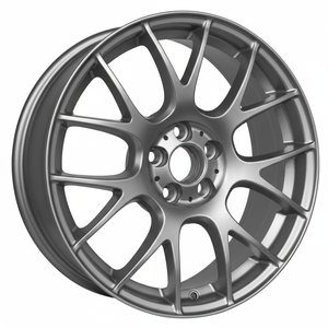 Servicio de Fabricación de Ruedas Forjadas Totalmente Personalizadas - Construimos a Partir de su Foto - Llantas Monobloque Multirradio en Negro Brillante - Product Image 1