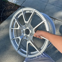 Rines de Aleación Forjados Personalizados de 17-24 Pulgadas, Acabado Transparente, 5x120 para BMW F30, Alfa Romeo, Tesla