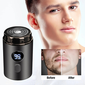 Afeitadora Masculina al por Mayor, Recargable por USB, Mini, de Bolsillo, para Viajes, Uso en Seco y Húmedo, Cómoda y Fácil de Usar, Recortadora de Barba y Vello Corporal - Product Image 1