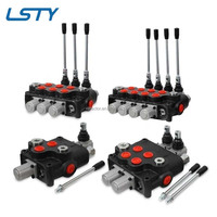 Vanne de commande directionnelle hydraulique P120 1 bobine 1 Joystick pour tracteur chargeur