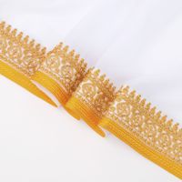 Robe traditionnelle islamique brodée pour hommes marocains modernes, vêtements arabes du Moyen-Orient pour hommes, multicolores, pour occasions formelles, Thobe