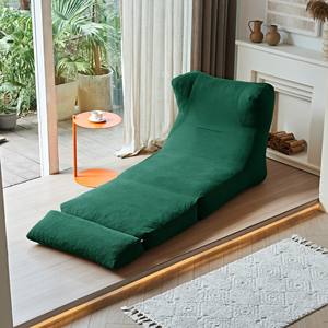 Canapé modulable d'angle sans accoudoirs, couleur jaune compressé moderne, convertible en une place, durable, rembourré, pour villa, appartement, salon - Product Image 4