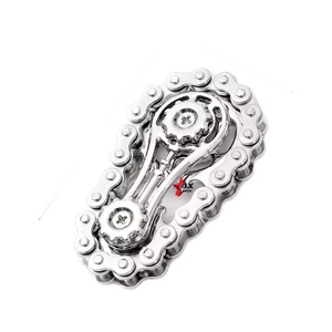 Modelo personalizado Metal <span class=keywords><strong>bicicleta</strong></span> cadena Fidget <span class=keywords><strong>Spinner</strong></span> grande pequeño engranaje con Spinning Anti-Stress Relief juguete para niñas - Product Image 1