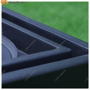 Bassin à feu et à eau en acier corten personnalisable - 2026 Vente chaude Noir Piscine à feu et à eau Poker Écologique Design autoportant - Product Image 5