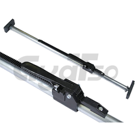 Barre de chargement en acier robuste 40-70 \ "barres de charge avec cliquet de 2 \" X 4 \ "pour application de contrôle de cargaison de remorque ou de camion