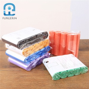 5 rollos, 1 paquete de 100 Uds., bolsa de basura desechable para el hogar, almacenamiento de cocina, bolsas de basura, bolsa de basura de limpieza, bolsa de plástico, 5 rollos 1 Pa - Product Image 3