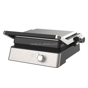 Parrilla de contacto eléctrica más vendida Aifa para sándwich de bistec-Desmontable antiadherente de acero inoxidable para interiores sin humo para el hogar - Product Image 5