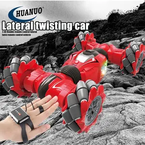 Reloj de mano inteligente con sensor de gestos, coche de juguete con control remoto de doble cara, escala 1:12, 2,4 GHz - Product Image 2