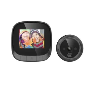 2.4inch digital peephole video ring door bell camera electronic Two Way Audio Intercom wireless door eye viewer