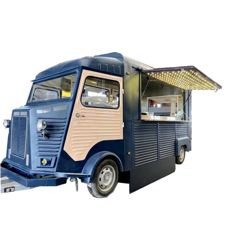 Aluminum Full Kitchen Equipment Concession Food Carts Outdoor Restaurant Bakery Mobile Fast Food Trailer BBQ Truck Fiberglass