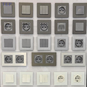 Venta <span class=keywords><strong>de</strong></span> Fábrica, Interruptores y Enchufes Eléctricos LED <span class=keywords><strong>de</strong></span> la UE, Interruptores y Enchufes <span class=keywords><strong>de</strong></span> Pared Inteligentes, 82 mm x 155 mm - Product Image 2