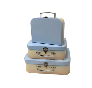 <span class=keywords><strong>Maleta</strong></span> de color degradado de alta calidad, Juego de 3 piezas, caja de regalo de mano, caja de embalaje de regalo con mango de metal, disponible (se acepta personalizado) - Product Image 5