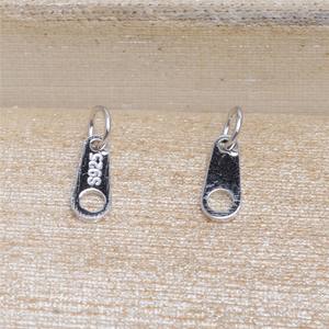 10 pièces Plaque de connexion en acier argenté S925 pour impression, petite, 6 mm, longueur 5460, pour collier DIY, pour femmes - Product Image 2