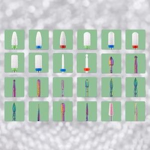 10Pcs Ceramic Tungsten Cutters for Manicure Carbide <b>Nail</b> Drill Accessories Bits <b>Nail</b> Art Equipment Tools for Machine Milling Cut - Product Image 3