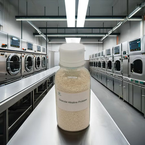 Высококачественный гранулированный щелочной протеазный порошкообразный фермент CAS 9014-01-1 для стирального порошка промышленных ферментов - Product Image 5