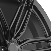Jantes en alliage forgé monobloc XINLAI personnalisées, noir mat, multi-rayons, concaves profondes, neuves, 18-22 pouces, 5x112/114.3/120, pour voitures de course