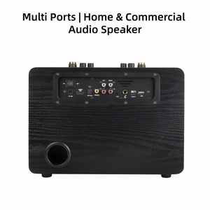 Altavoz de Karaoke al por Mayor de 200W TV-5.<span class=keywords><strong>2</strong></span> con <span class=keywords><strong>2</strong></span> Micrófonos Inalámbricos Recargables, Entrada Óptica Coaxial RCA, Tipo-C de Madera para el Hogar - Product Image 5