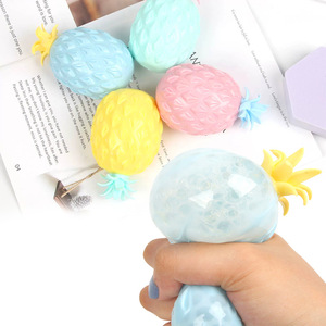 CHENXI Pineapple Stress <b>Balls</b> Fruit Fidget Toys Stress Relief <b>Squeeze</b> Stretch 4.5x8cm 64g - Product Image 2