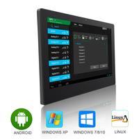 18" 18.5" Desktop Computer Industrial AIO Tablet Pure Flat Panel RK3288 Integrated Android PCAP Touch All in One PC