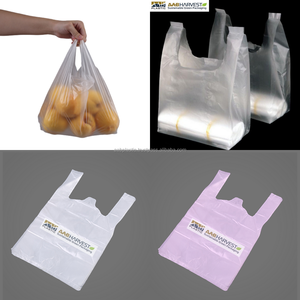 Camisetas personalizadas impresas lado fuelle bolsas de plástico para uso en supermercado y almacenamiento de bolsitas duraderas y elegantes - Product Image 4