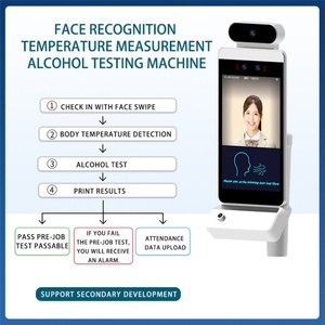 Alcoholímetro Profesional de Nuevo Diseño con Equipo de Control de Asistencia, Reconocimiento Facial y Función de Reinicio Previo al Trabajo - Product Image 4