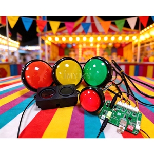 Équipement d'éclairage interactif pour stand de carnaval, jeu d'arcade <span class=keywords><strong>LED</strong></span> avec bouton-poussoir et illumination colorée pour entraînement de réaction - Product Image 3