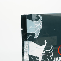 Sachet Doypack Personnalisé à Fond Carré avec Fermeture Zip, en Feuille d'Aluminium Mylar, Impression Héliogravure, Qualité Alimentaire