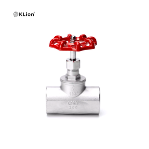 วาล์วบอลสแตนเลส KLION พร้อมมือหมุนแบบแมนนวล สำหรับงานอุตสาหกรรม รุ่น J11W เกลียวตรง แบบตรงผ่าน สำหรับน้ำ ขนาด DN15-DN100 - Product Image 2