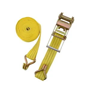 100% Polyester 3 Inch 50Mm 5T*10M Safety Factory Ratchet Strap Tie Down