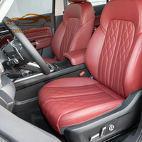 Funda de Asiento de Coche Personalizada de 60*90cm, Acolchada 3D, Bordada, de PVC/PU/Microfibra, con Revestimiento de Esponja, Impermeable, para Interiores de Coche