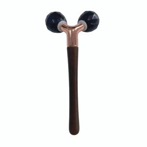 Rouleau de massage facial en pierre de jade, outil de soin de la peau personnalisé avec logo en obsidienne, vente chaude, rouleau de massage facial 3D - Product Image 6