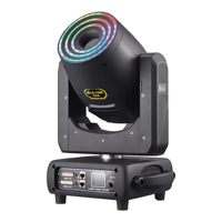 Luz LED de Cabeza Móvil con Láser, Precio de Fábrica QSE, DMX512 RGB, Animación 3D, Clasificación IP33, Construcción de Aluminio y Plástico, Regulable
