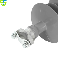 Isolateur de ligne droite en polymère composite Shuangfeng FPQ-11/10S5C425 11KV 70KN avec raccords et axe, certifié ISO9001