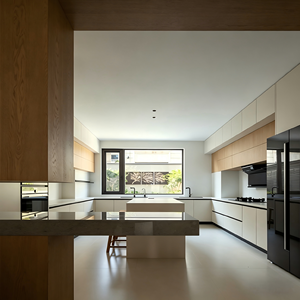 Juego de Muebles de Cocina Franceses Modernos con Paneles <span class=keywords><strong>OSB</strong></span> Personalizables, Acabado Pintado de Lujo, Múltiples Opciones de Color - Product Image 5