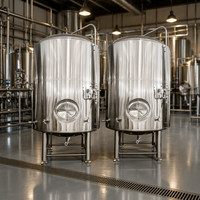 Fabricants chinois leaders Tonsen -10HL 20HL 30HL 50HL Équipement de brassage commercial Vase sous pression à commande PLC pour l'alcool