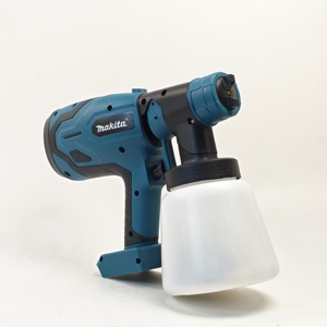 Pour pulvérisateur de peinture sans fil <span class=keywords><strong>Makita</strong></span> Style <span class=keywords><strong>18V</strong></span>, pistolet de pulvérisation électrique avec réservoir de 800 ml, 4 options de buses - Product Image 5