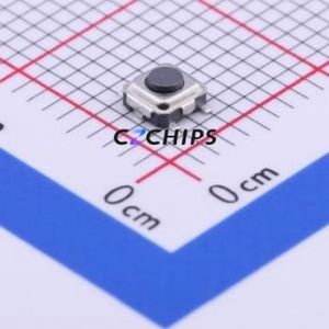 TS3315A Tactile Switch SMD,3.3x3.3mm Switch Single Pole Single Throw Round Button 2.5N Vertical Mount - Product Image 1
