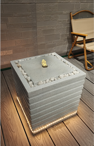<span class=keywords><strong>Fontaine</strong></span> d'<span class=keywords><strong>eau</strong></span> intérieure/extérieure pour décor de pépinière Ornements en fibre de résine d'argile Ornements décoratifs en fibre d'argile pour le jardinage d'<span class=keywords><strong>eau</strong></span> - Product Image 5