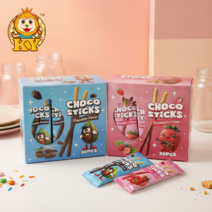 Biscotti su Stecco Personalizzati all'Ingrosso con Marmellata di Fragole <span class=keywords><strong>e</strong></span> <span class=keywords><strong>Cioccolato</strong></span> - Product Image 2